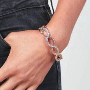 Paparazzi Jewelry - Tailored Twinkle - Rose Gold Bracelet - Vintage